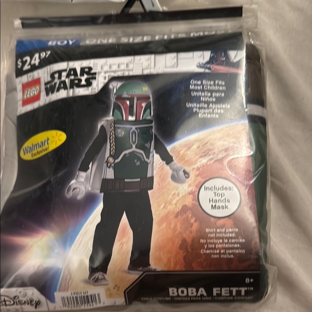 Lego Star Wars boba fett one size fits most children